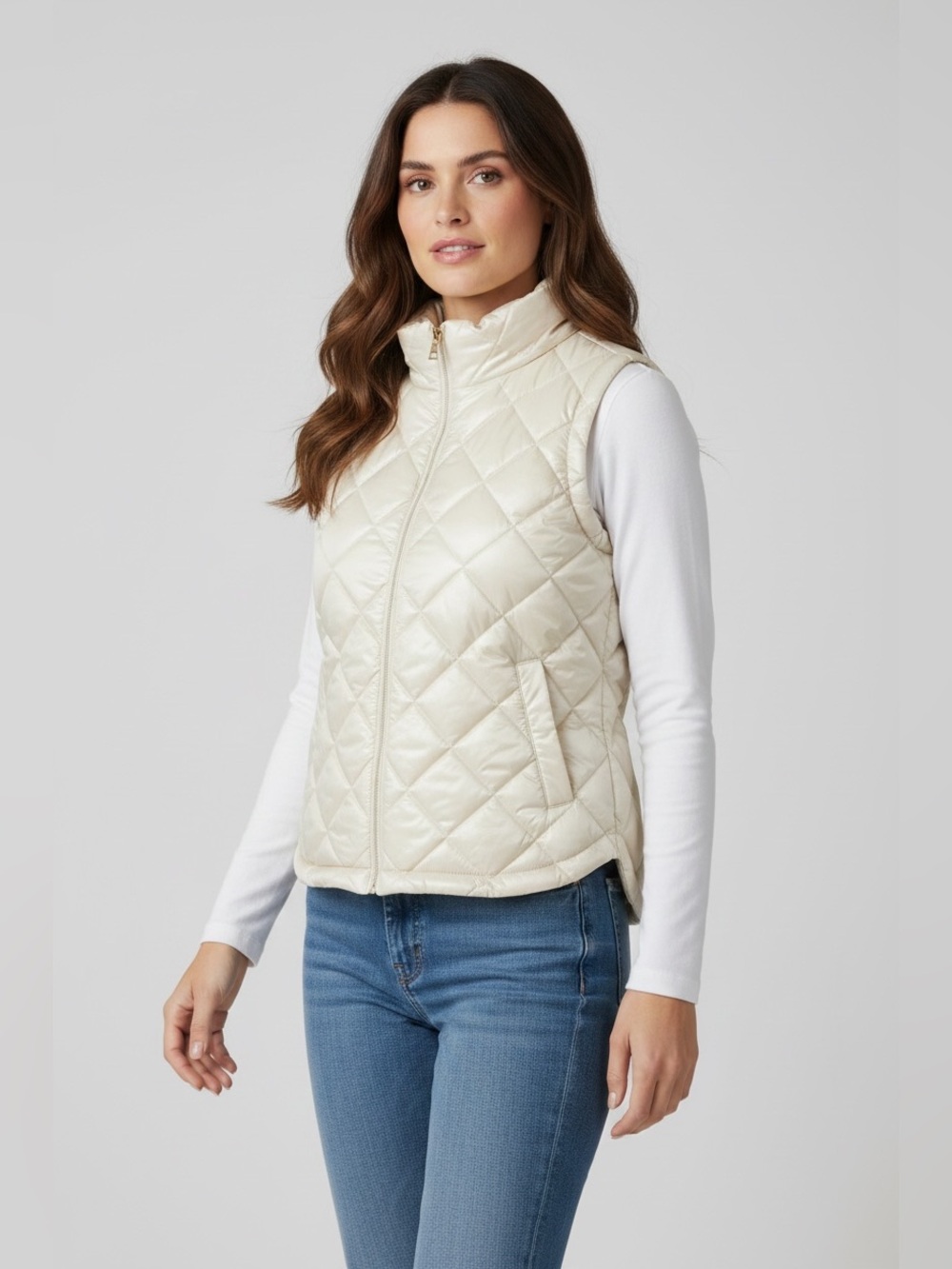 Marc New York Andrew Marc Quilted Puffer Women’s Vest Size Large NWT